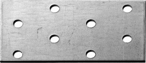 Пластина соединительная ЗУБР "МАСТЕР", 40х80мм, 1шт