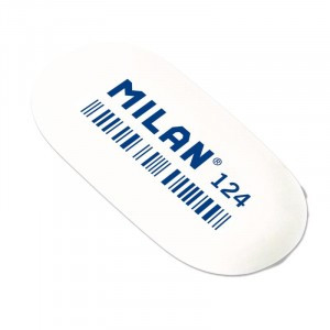 Ластик каучук. Milan 124 овальный для стирания графита, цв. в ассорт арт.  973193