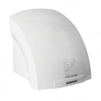 Сушилка д/рук SONNEN HD-688, 2000 Вт, время сушки 25 секунд, пластик. белая, 604192