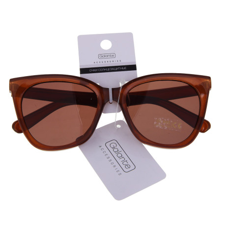 GALANTE Очки солнцезащитные, пластик, 142x45мм, 2 цвета