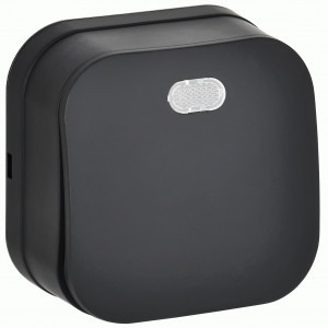 IEK GLORY выкл. ОУ 1 кл. 10А (инд.) ВС20-1-1-ХЧм черный мат. EVH11-K02M-10