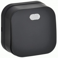 IEK GLORY выкл. ОУ 1 кл. 10А (инд.) ВС20-1-1-ХЧм черный мат. EVH11-K02M-10