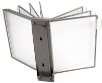 Демосистема настенная /расшир.модуль для 231234 BRAUBERG DISCOVERY с 10 серыми панелями А4, 231235