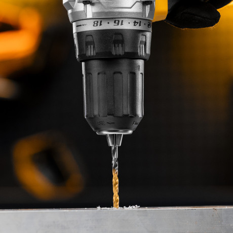 Сверло спиральное по металлу 4 x 75мм, Р6М5, Golden Tip, многогранная заточка Denzel