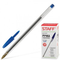 Ручка шарик. STAFF эконом, синяя 141672
