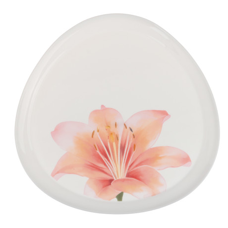 MILLIMI Лилия Блюдо, опаловое стекло, 30.5см, треугольная форма