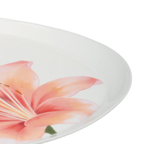 MILLIMI Лилия Блюдо, опаловое стекло, 30.5см, треугольная форма