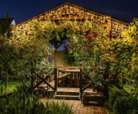 Гирлянда-бахрома ул. 480LED тепл.бел 20x0.7м., пульт IP44 ULD-B20007-480/DTA/RC WARM WHITE