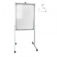 Флипчарт магнитно-маркерный Attache 70х100 двусторонний, на роликах 1023831