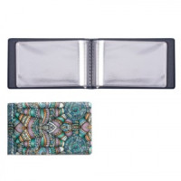 Визитница однорядная на 28 визитных, дисконтных или кредитных карт, &quot;Платок&quot;, ДПС, 2054.Т11