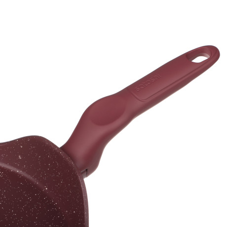 Сковорода литая блинная тм SATOSHI Мари d24см, антипригарное покрытие мрамор, индукция, 3 цвета