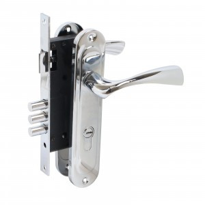 БУЛАТ ЗВ4-3.70.03.04 НОМОС хром  5 перф.кл. Замок врезной с/руч12)