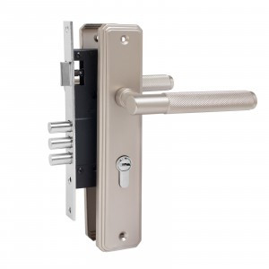 Замок врезной с/руч БУЛАТ ЗВ4-3.70.02.08 ФЕРОНА матовый никель 5 перф.кл.(12)