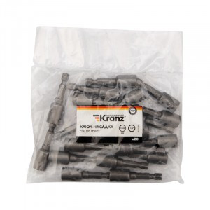 Ключ-насадка 6х48 мм, 1/4" магнитная (упак. 20 шт.) Kranz (цена за шт) KR-92-0400