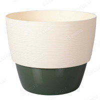 Горшок "Валенсия"2,5л ваниль-нефрит ВЛ17-32 Ливингрин