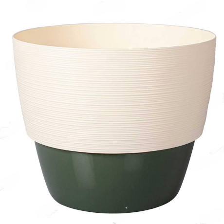 Горшок "Валенсия"2,5л ваниль-нефрит ВЛ17-32 Ливингрин