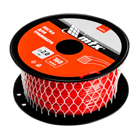 Леска для триммера квадрат 2,0 мм х 160 м, на катушке MTX