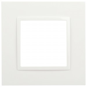 ЭРА Elegance Classic рамка пластик СУ 1 мест., белый 14-5011-01  60571