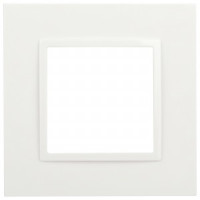 ЭРА Elegance Classic рамка пластик СУ 1 мест., белый 14-5011-01  60571