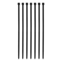 Хомуты, 300 х 8 мм, пластиковые, черные, 100 шт Сибртех