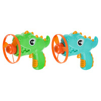 ИГРОЛЕНД Запускалка вертушка &quot;Динозаврик&quot;, PP, 14,3х5,2х13,7см, 2 дизайна
