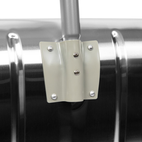 Лопата для уборки снега алюминиевая, 465 х 340 х 1300 мм, стальной черенок, Palisad