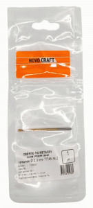 Сверло по металлу среднеe ТИТАН M2 (1шт/уп) 2.0мм DIN 338, ц/х, L 49/24мм, Novocraft НАКРЕПКО 226318