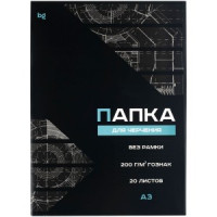 Папка для черчения BG (бумага Гознак), А3, 20л., без рамки, 200г/м2 Арт.366400