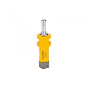 KRANZ Коронка алмазная по керамограниту/железобетону М14 вакуумное спекание 20мм, для УШМ KR-92-1010