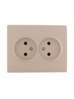 Lezard KARINA роз. СУ 2 мест. 16А  ПБТ крем (корп. ABS) 707-0300-128B