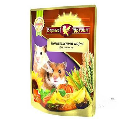 Верные друзья Корм для хомяков Фрукты и овощи 450г x10