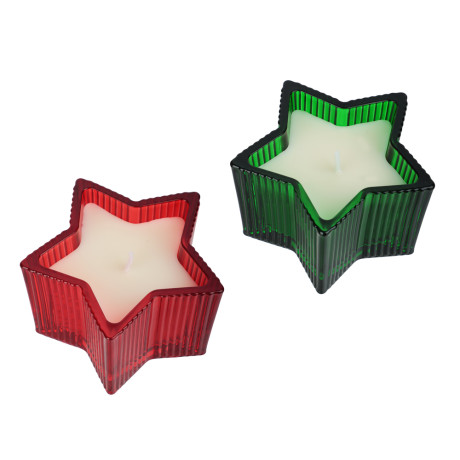 NEW GALAXY Ароматизированная свеча Звезда, дикий мандарин, соленая карамель