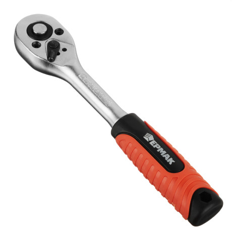 ЕРМАК Набор профессионального инструмента, 11 предметов, 1/4" (головки и трещотка)