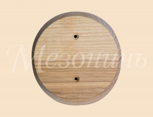 МЕЗОНИНЪ Накладка дерев. "Классика" на бревно D240мм круглая, уст. площ. D 108 мм GE71748-00