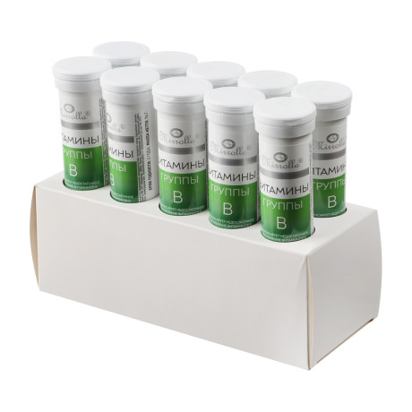 БАД к пище Витамины группы B, шипучие таблетки, 20шт