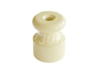 МЕЗОНИНЪ РЕТРО Изолятор фарфор (керамика) D18,5х24мм слон. кость (уп.40шт, цена за шт) GE70025-02