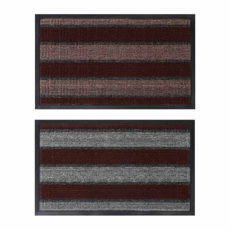 Коврик придверный тм VETTA Folk, ворсовый с резиновой каймой, 45x75см, 3 дизайна