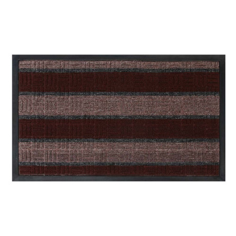 Коврик придверный тм VETTA Folk, ворсовый с резиновой каймой, 45x75см, 3 дизайна