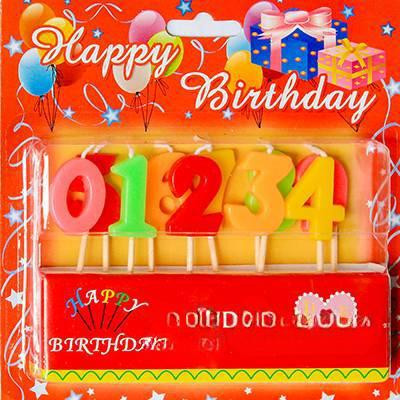 Свеча для торта (G-071) Цифры