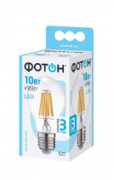 ФОТОН лампа св/д груша A60 E27 10W(1055lm) 4000K 4K филамент без пульсации 108x60 3г арт.23986