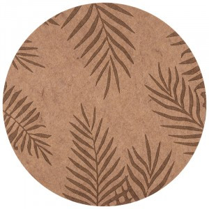 Салфетка сервировочная NP-02, d=38см, нетканый полиэстер, папоротник 105861 Рыжий кот