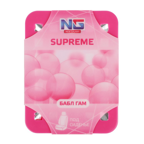 NEW GALAXY Ароматизатор гелевый под сиденье Supreme, 200 гр. бабл гам,ваниль,новая машина,океан