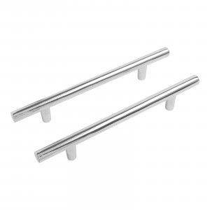 Ручка-рейлинг мебельная 128 A8925-128 CP хром 2шт (цена за пару (10, 100) StahlBuro