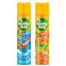 Освежитель воздуха SUNNY DAY аэрозоль, антитабак сочный цитрус/мечты о море, 300мл