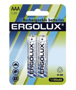 Ак-р Ergolux R03 1100mAh Ni-Mh BL2 (24! при заказе с удаленки)