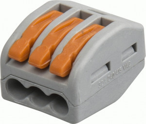 Navigator клем. колодка СМК с рычаг 3х(0,08-2,5мм2) Cu/Al NTC-R-3-r (уп.5 шт, цена за уп) 71787