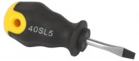ЭРА отвертка SL 5х40 мм  шлицевая, двухкомпонентная ручка магнитн.наконеч. 55860