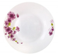 Тарелка обеденная Клематис 23см фарфор (кратность 12шт!!!) МФК MFK20419