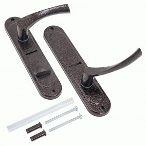 Эльбор  4.642.3 д/замка 1.06.42/1.06.40/1.05.41/1.05.42  лев.сув.,антик медь Комплект ручек