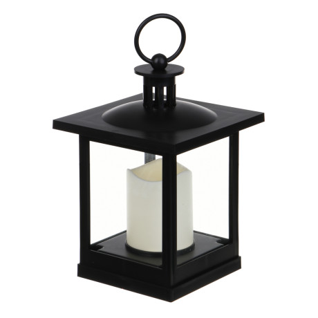 Светильник LED, 13х13х19 см, пластик, 1хCR2023, цвет черный